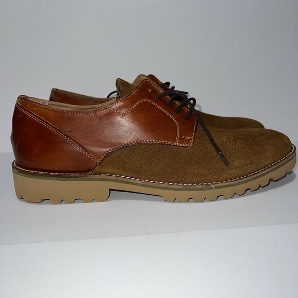 KAAN Steve Madden Mens Cognac Brown Oxford Casual Dress Shoes Size 13 D NEW main image 9